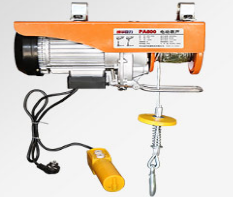 微型電動(dòng)葫蘆用于倉(cāng)庫貨物搬運(yùn)