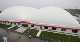 冠航鋼絲繩電動葫蘆助力殘奧會訓(xùn)練場館建成