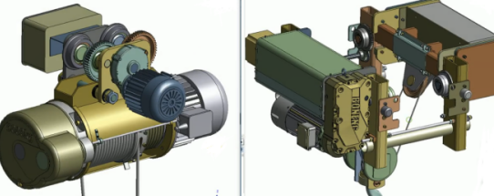 歐式電動葫蘆看似奇形怪狀實則設計巧妙